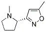 (s)-(9ci)-5-甲基-3-(1-甲基-2-吡咯烷)-異噁唑結(jié)構(gòu)式_161423-38-7結(jié)構(gòu)式