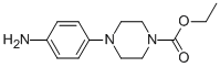 Ethyl 4-(4-aminophenyl)tetrahydro-1(2H)-pyrazinecarboxylate Structure,16154-70-4Structure