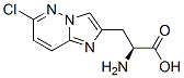 (S)-alpha-氨基-6-氯-咪唑并[1,2-b]吡嗪-2-丙酸結(jié)構(gòu)式_161553-18-0結(jié)構(gòu)式