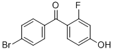 (4-Bromophenyl)(2-fluoro-4-hydroxyphenyl) methanone Structure,161581-99-3Structure