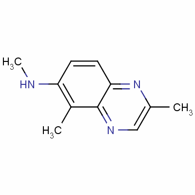 (9ci)-n,2,5-三甲基-6-喹噁啉胺結(jié)構(gòu)式_161696-99-7結(jié)構(gòu)式