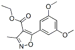 (9ci)-5-(3,5-二甲氧基苯基)-3-甲基-4-異噁唑羧酸乙酯結(jié)構(gòu)式_161838-23-9結(jié)構(gòu)式