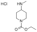 1-Piperidinecarboxylic acid, 4-(methylamino)-, ethyl ester, hydrochloride Structure,161858-53-3Structure