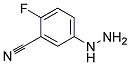 2-Fluoro-5-hydrazinylbenzonitrile Structure,161886-21-1Structure