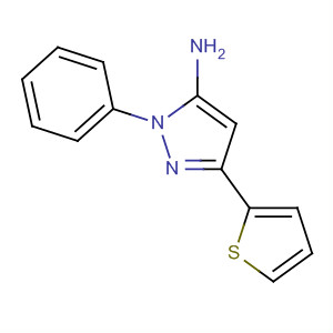 1-Phenyl-3-(2-thienyl)-1h-pyrazol-5-amine Structure,161952-26-7Structure