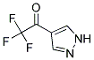 Ethanone, 2,2,2-trifluoro-1-(1h-pyrazol-4-yl)-(9ci) Structure,161957-47-7Structure