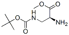 Alanine,3-[[(1,1-dimethylethoxy)carbonyl]amino]-,methylester Structure,161972-25-4Structure