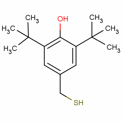 2,6-Bis(tert-butyl)-4-(mercaptomethyl)phenol Structure,1620-48-0Structure