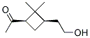 Ethanone, 1-[3-(2-hydroxyethyl)-2,2-dimethylcyclobutyl]-, (1r-cis)-(9ci) Structure,162061-50-9Structure