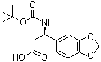 (R)-beta-[[(tert-butoxy)carbonyl]amino]-1,3-benzodioxole-5-propanoic acid Structure,162240-68-8Structure