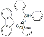 Diphenylsilyl(cyclopentadienyl)(9-fluorenyl)zirconium dichloride Structure,162259-77-0Structure