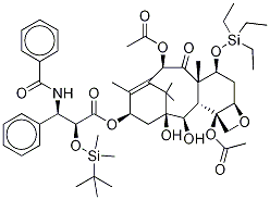 7-O-(triethylsilyl)-2’-o-tert-butyl(dimethyl)silyl-2-debenzoyl paclitaxel Structure,162459-94-1Structure