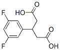 3-(3,5-Difluorophenyl)pentanedioic acid Structure,162549-35-1Structure