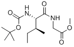 Methyl 2-((2s,3s)-2-((tert-butoxycarbonyl)amino)-3-methylpentanamido)acetate Structure,16257-04-8Structure