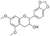 3-Hydroxy-5,7-dimethoxy-3’,4’-methylenedioxyflavan Structure,162602-04-2Structure