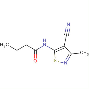 N-(4-cyano-3-methyl-1,2-thiazol-5-yl)butanamide Structure,162702-06-9Structure