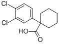 1-(3,4-Dichlorophenyl)cyclohexane-1-carboxylic acid Structure,162733-00-8Structure