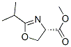 4-Oxazolecarboxylicacid,4,5-dihydro-2-(1-methylethyl)-,methylester,(4s)-(9ci) Structure,162739-76-6Structure