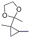 1,3-Dioxolane, 2-(1,2-dimethylcyclopropyl)-2-methyl- Structure,16278-05-0Structure