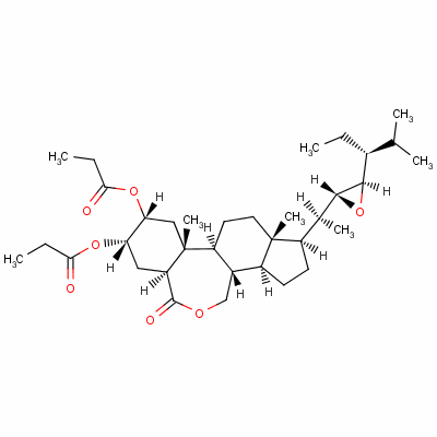 丙酰蕓苔素內(nèi)酯結(jié)構(gòu)式_162922-31-8結(jié)構(gòu)式