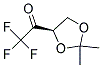 (r)-(9ci)-1-(2,2-二甲基-1,3-二氧雜烷-4-基)-2,2,2-三氟-乙酮結(jié)構(gòu)式_162932-23-2結(jié)構(gòu)式