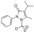 Propyphenazone-d3 (2-n-methyl-d3) Structure,162935-29-7Structure