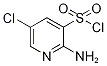 2-Amino-5-chloro-3-pyridinesulfonyl chloride Structure,163137-45-9Structure