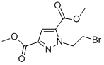 Dimethyl 1-(2-bromoethyl)-1h-pyrazole-3,5-dicarboxylate Structure,163213-29-4Structure