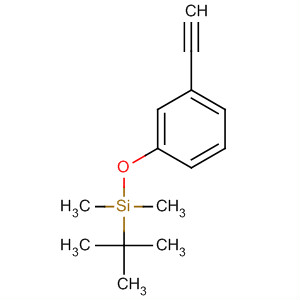 3-Tert-butyldimethylsilyloxyphenylacetylene Structure,163233-08-7Structure