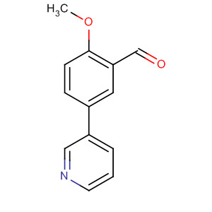 2-Methoxy-5-(3-pyridinyl)benzaldehyde Structure,163257-23-6Structure