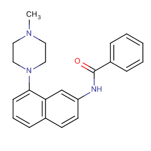 N-[8-(4-methyl-piperazin-1-yl)-5,6-dihydro-naphthalen-2-yl]-benzamide Structure,163465-77-8Structure