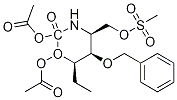 4s-4.alpha.,5.alpha.,6.alpha.(s*)-6-1,2-雙(乙?；趸?乙基四氫-4-(甲基磺?；?氧基甲基-5-(苯基甲氧基)-2H-1,3-噁嗪-2-酮結(jié)構(gòu)式_1637-07-6結(jié)構(gòu)式