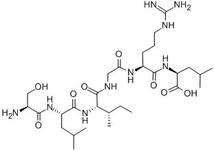 H-Ser-Leu-Ile-Gly-Arg-Leu-OH Structure,164081-25-8Structure