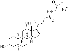 甘氨脫氧膽酸鈉結(jié)構(gòu)式_16409-34-0結(jié)構(gòu)式