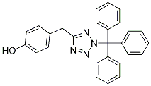 4-((2-Trityl-2h-tetrazol-5-yl)methyl)phenol Structure,164334-17-2Structure