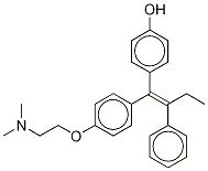 (Z)-4-羥基他莫昔芬-d5結構式_164365-20-2結構式