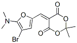 1,3-Dioxane-4,6-dione, 5-[[4-bromo-5-(dimethylamino)-2-furanyl]methylene]-2,2-dimethyl- Structure,164399-41-1Structure