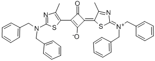 (4E)-2-[2-(二芐基氨基)-4-甲基-1,3-噻唑-5-基]-4-[2-(二芐基亞氨基)-4-甲基-1,3-噻唑-5(2H)-亞基]-3-氧代-1-環(huán)丁烯-1-醇結(jié)構(gòu)式_164534-33-2結(jié)構(gòu)式