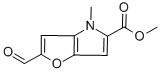 Methyl 2-formyl-4-methyl-4h-furo[3,2-b]pyrrole-5-carboxylate Structure,164667-56-5Structure