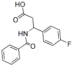 3-Benzoylamino-3-(4-fluoro-phenyl)propionic acid Structure,1647-94-5Structure