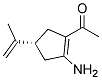 Ethanone, 1-[2-amino-4-(1-methylethenyl)-1-cyclopenten-1-yl]-, (r)-(9ci) Structure,165173-38-6Structure