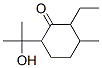 Cyclohexanone, 2-ethyl-6-(1-hydroxy-1-methylethyl)-3-methyl- Structure,165327-19-5Structure