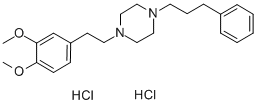 1-(3,4-Dimethoxyphenethyl)-4-(3-phenylpropyl)piperazine dihydrochloride Structure,165377-44-6Structure