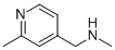 N-methyl-1-(2-methylpyridin-4-yl)methanamine Structure,165558-79-2Structure