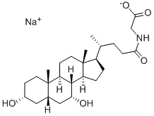 甘氨鵝脫氧膽酸鈉結構式_16564-43-5結構式