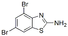 2-Amino-4,6-dibromobenzothiazole Structure,16582-60-8Structure