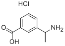 3-(1-Aminoethyl)benzoic acid hydrochloride Structure,165949-85-9Structure