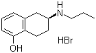 (Rt-4) (s)-2-naphthalenamine, 1,2,3,4-tetrahydro-5-hydroxy-n-propyl-, hydrobromide Structure,165950-84-5Structure