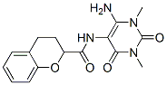  n-(6-氨基-1,2,3,4-四氫-1,3-二甲基-2,4-二氧代-5-嘧啶)-3,4-二氫-2H-1-苯并吡喃-2-羧酰胺結(jié)構(gòu)式_166115-85-1結(jié)構(gòu)式