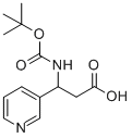 3-Boc-amino-3-(3-pyridyl)-propionic acid Structure,166194-68-9Structure